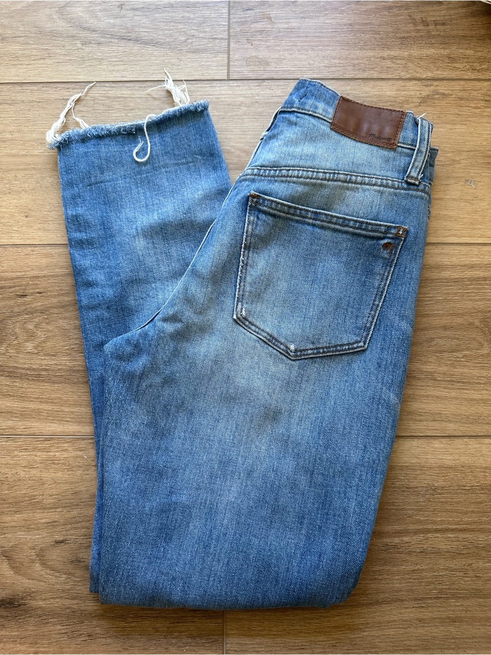 Madewell Light Blue Slim Straight Women's Jeans